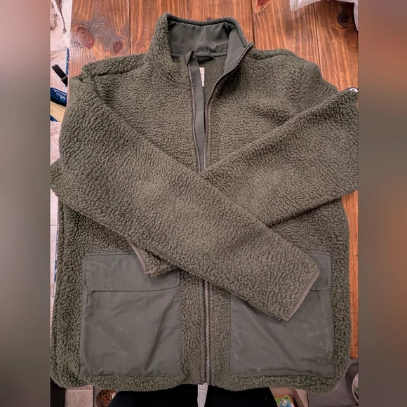 Idyllwild Sherpa Jacket Forest Green - Picture 5 of 5